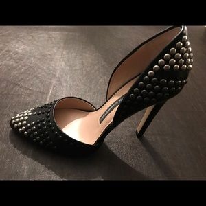 French Connection Studded d’orsay pumps